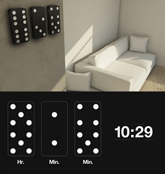designer-clock-uses-domino-pictographics-665x700
