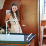 malý priestor na jachte