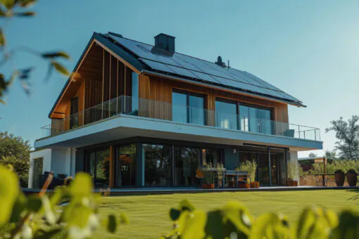 Okná z prírodných materiálov – drevené okno v modernom interiéri