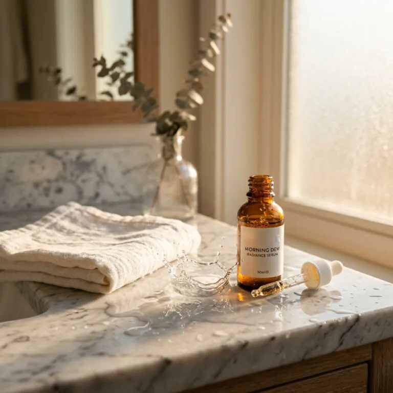 Starostlivosť o pleť pred zrkadlom počas ranného a večerného rituálu